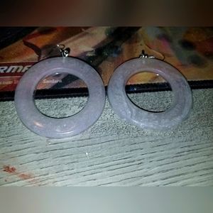Beautiful resin hoops